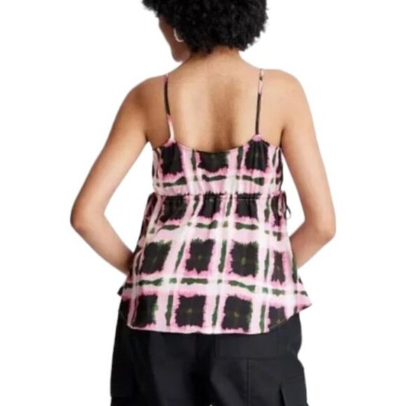 Plaid Camisole Tank Top | Future Collective |Small - Picture 3 of 13